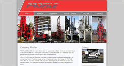 Desktop Screenshot of profiledrilling.com